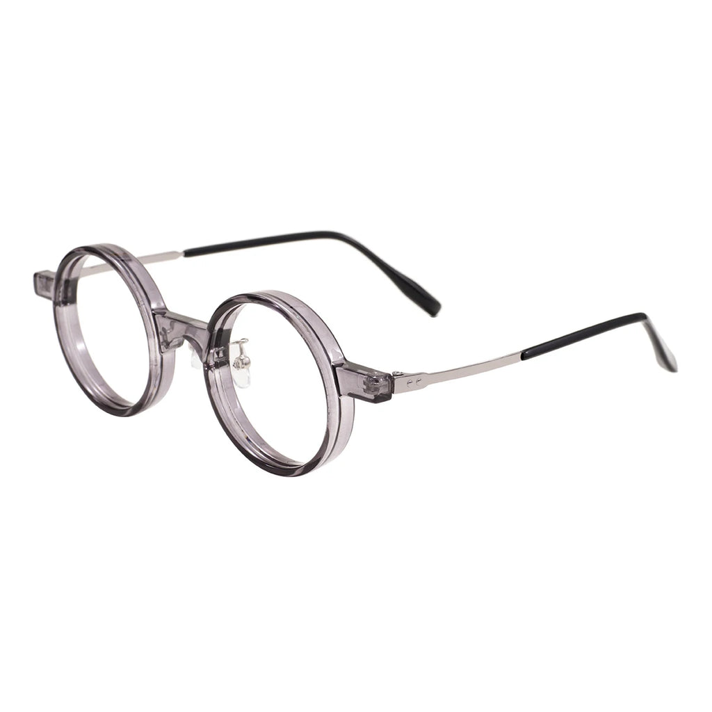 Lumo 05 – Montura redonda retro en TR90

Diseño clásico, comodidad moderna.
Con una silueta pequeña y redonda, esta montura es perfecta para quienes buscan un estilo vintage con un toque intelectual. Fabricada en TR90, o