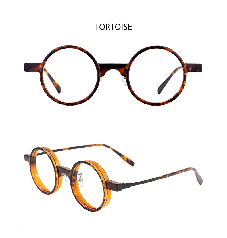Lumo 05 – Montura redonda retro en TR90

Diseño clásico, comodidad moderna.
Con una silueta pequeña y redonda, esta montura es perfecta para quienes buscan un estilo vintage con un toque intelectual. Fabricada en TR90, o