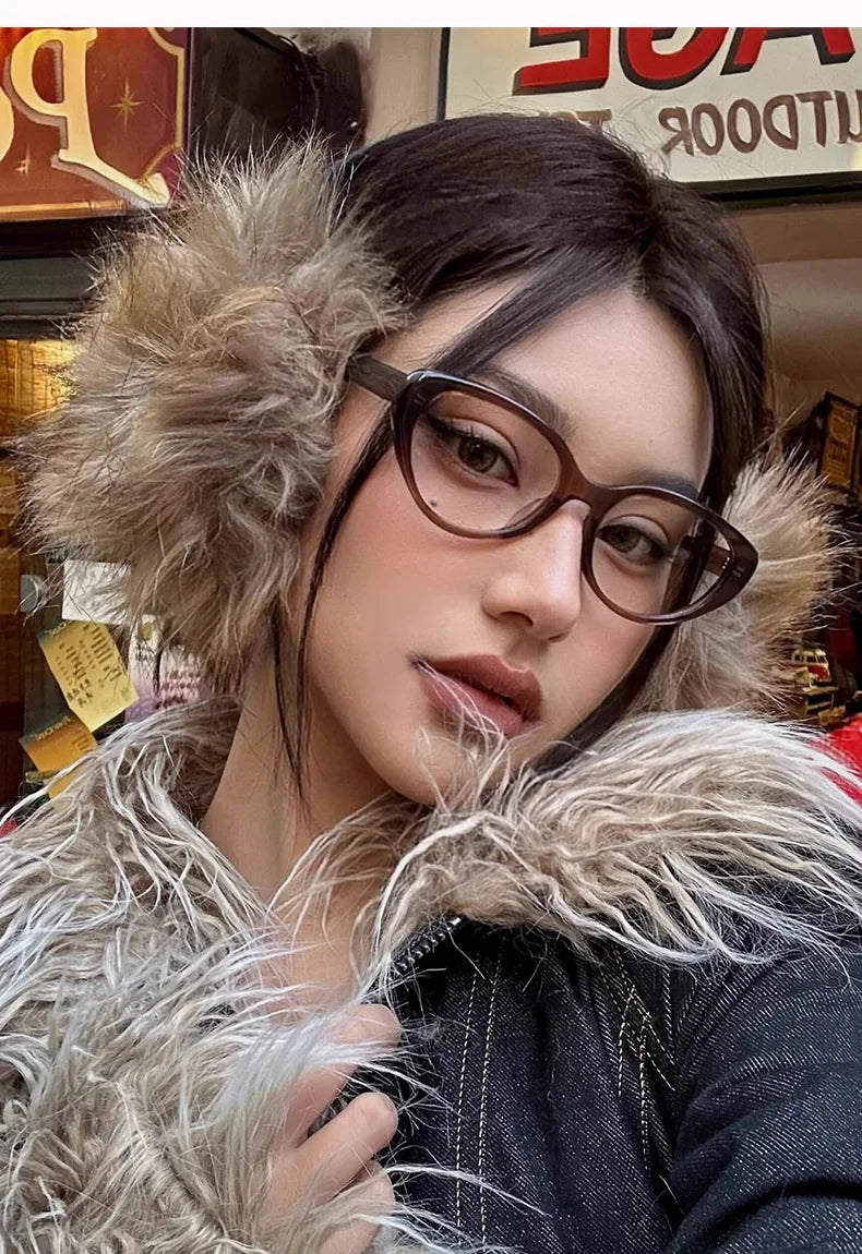 ZIROSAT 81059 New anti blue  Ultralight  TR90 Myopia Glasses Retro Square Optical Prescription Eyeglasses Frame For Men Or Women