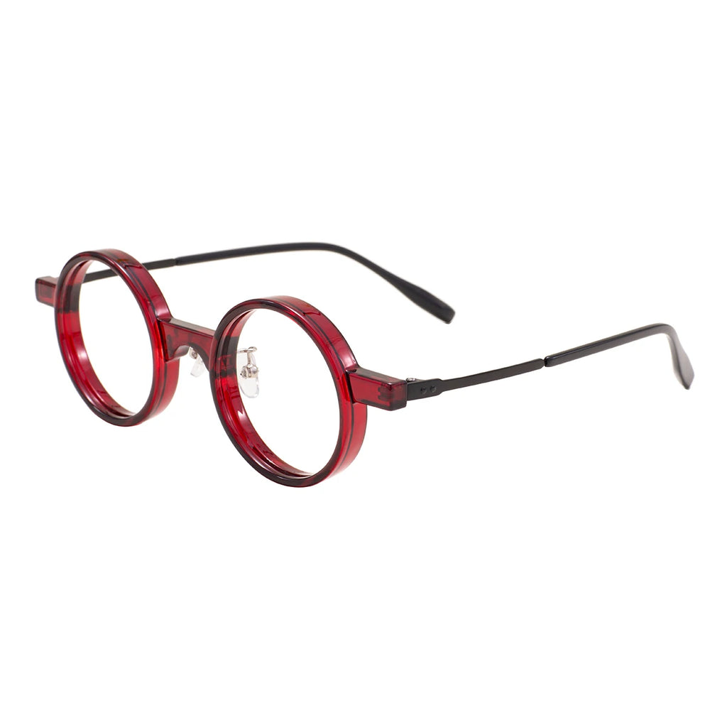 Lumo 05 – Montura redonda retro en TR90

Diseño clásico, comodidad moderna.
Con una silueta pequeña y redonda, esta montura es perfecta para quienes buscan un estilo vintage con un toque intelectual. Fabricada en TR90, o