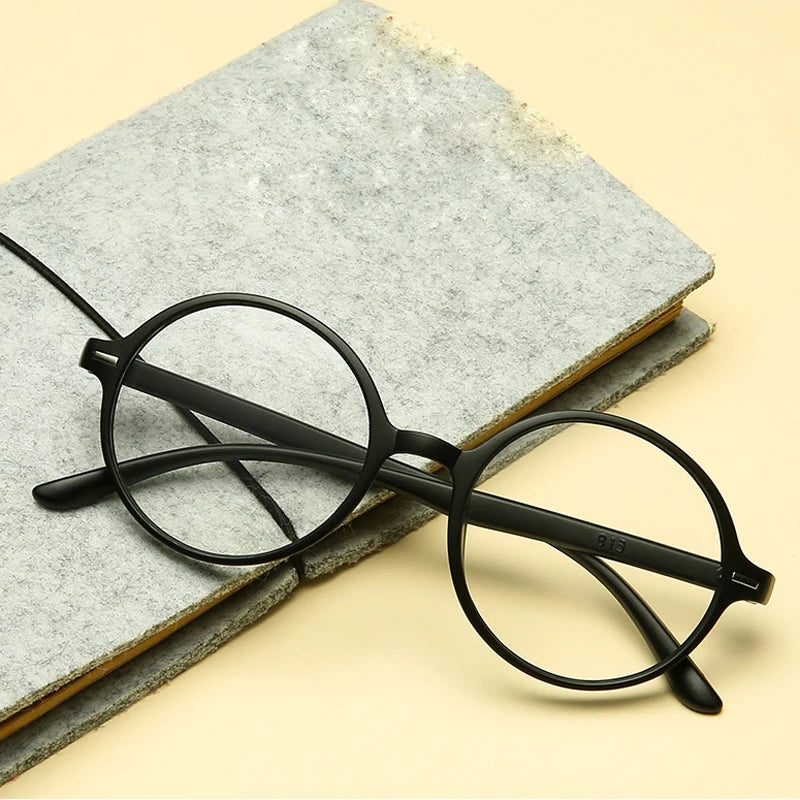 Anti Blue Light Reading Glasses Computer Eyeglasses Women Men Ultralight TR90 Round Presbyopia Eyewear Diopter +1.0 ~ +4.0