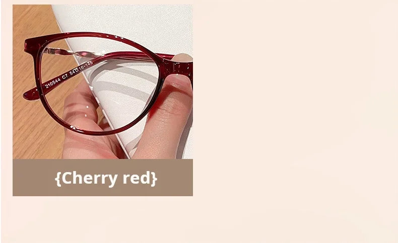 Nueva moda Retro gafas de ojo de gato ultraligeras TR90 gafas transparentes gafas graduadas ópticas montura de mujer 210544