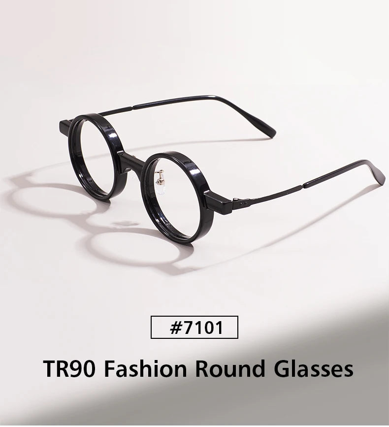 Lumo 05 – Montura redonda retro en TR90

Diseño clásico, comodidad moderna.
Con una silueta pequeña y redonda, esta montura es perfecta para quienes buscan un estilo vintage con un toque intelectual. Fabricada en TR90, o